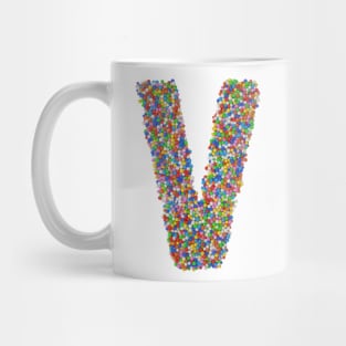 Sweet sprinkles - letter V Mug